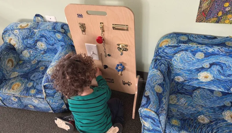 The busy board