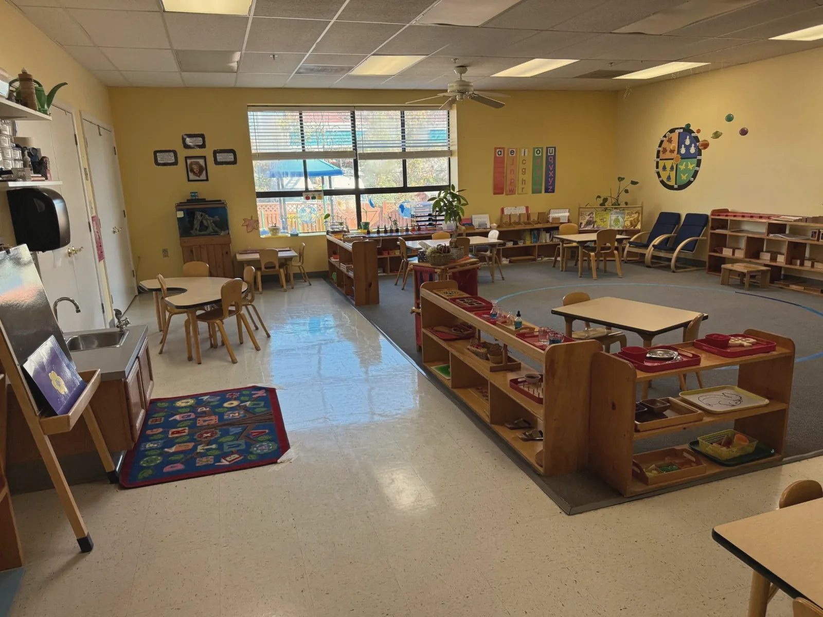 A sunny Early Childhood classroom